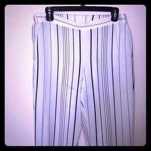 Vince Camuto Striped Ankle pants.